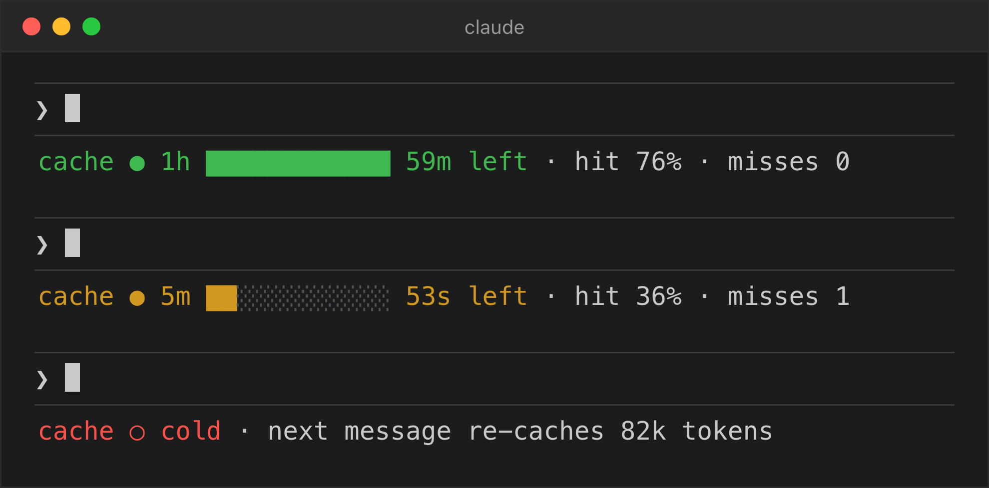 Add a prompt-cache countdown to the Claude Code status line